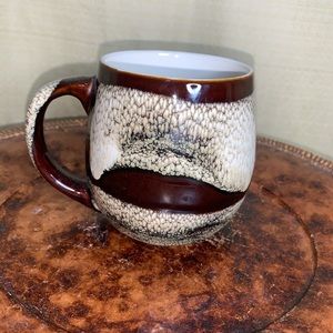 American Atelier Glazed Brown Coffee Mug